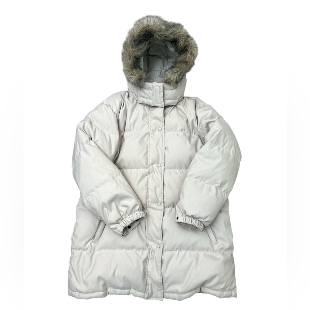 Land’s End Woman’s Down Stadium Coat with Hood